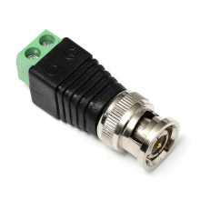 Visser le connecteur BNC CCTV pour câble coaxial